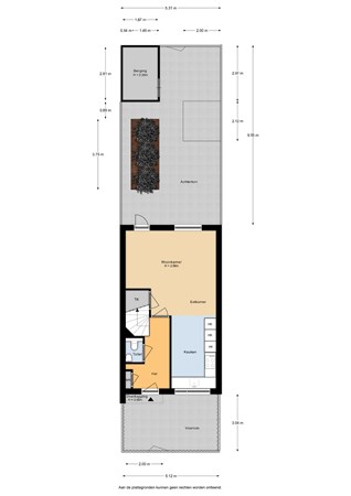 Floorplan - Van der Zaanstraat 1, 3317 WT Dordrecht